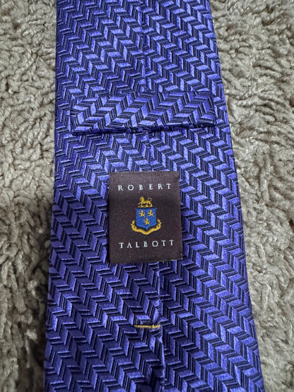 Robert Talbott 100% Silk Geometric Tie – Handmade in USA