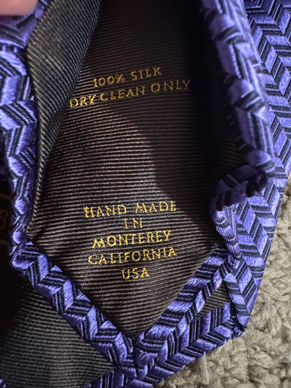 Robert Talbott 100% Silk Geometric Tie – Handmade in USA