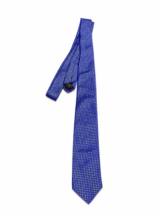 Robert Talbott 100% Silk Geometric Tie – Handmade in USA
