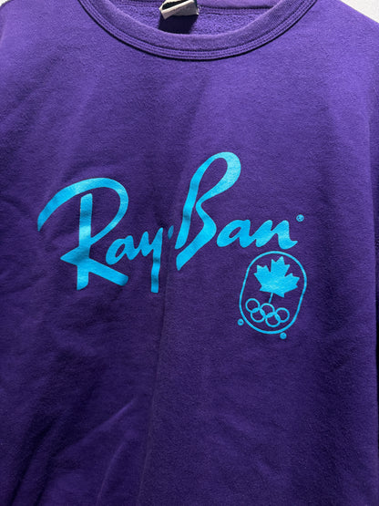 Vintage 1980s Ray-Ban Olympic Sweatshirt by Waves – Size L