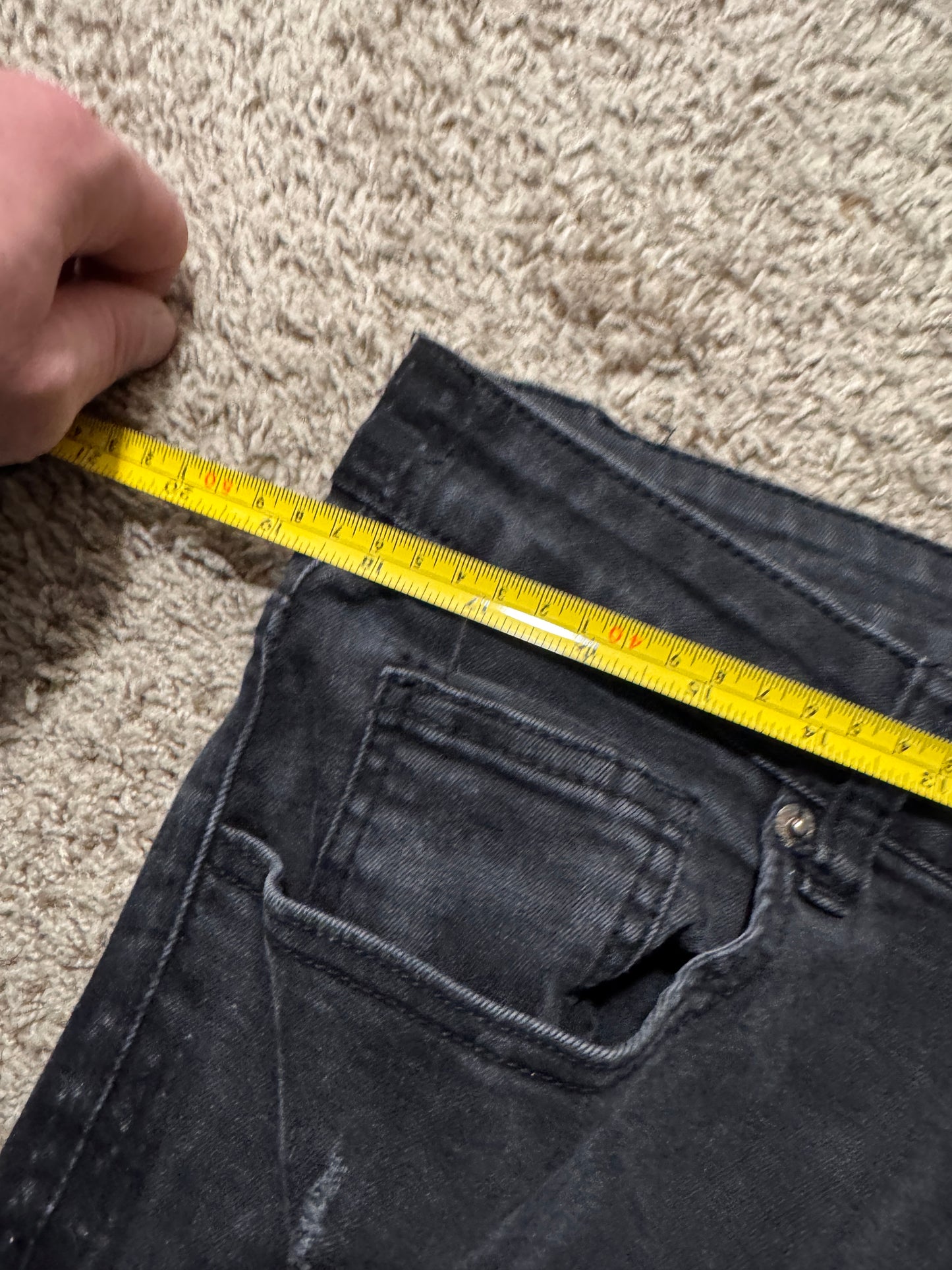 Philipp Plein Men Black Skinny Jeans  - Size 38