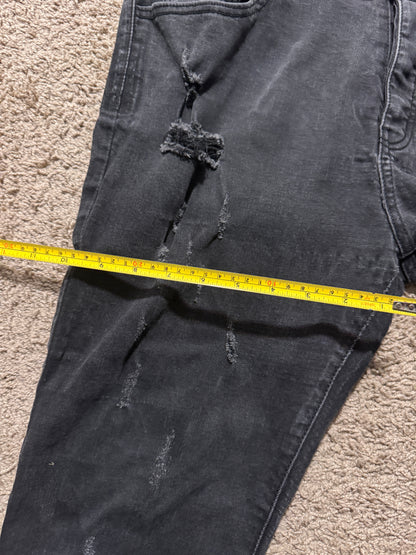 Philipp Plein Men Black Skinny Jeans  - Size 38