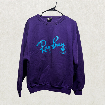 Vintage 1980s Ray-Ban Olympic Sweatshirt by Waves – Size L